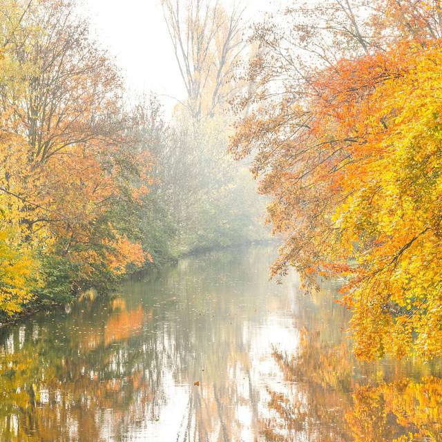 Die Erft bei Grevenbroich