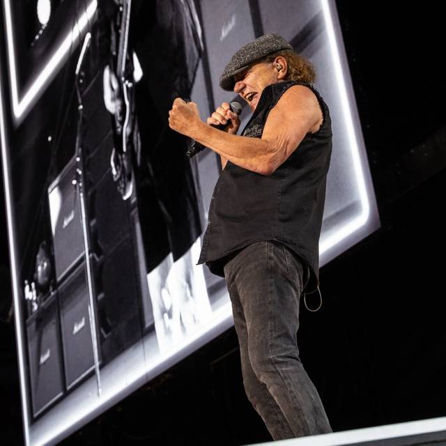 AC/DC Live in Düsseldorf 08.07.2025 Merkur Spielarena Brian Johnson