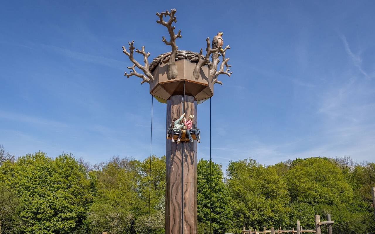 Die Abenteueralm im Alpenpark Neuss: spielende Kinder