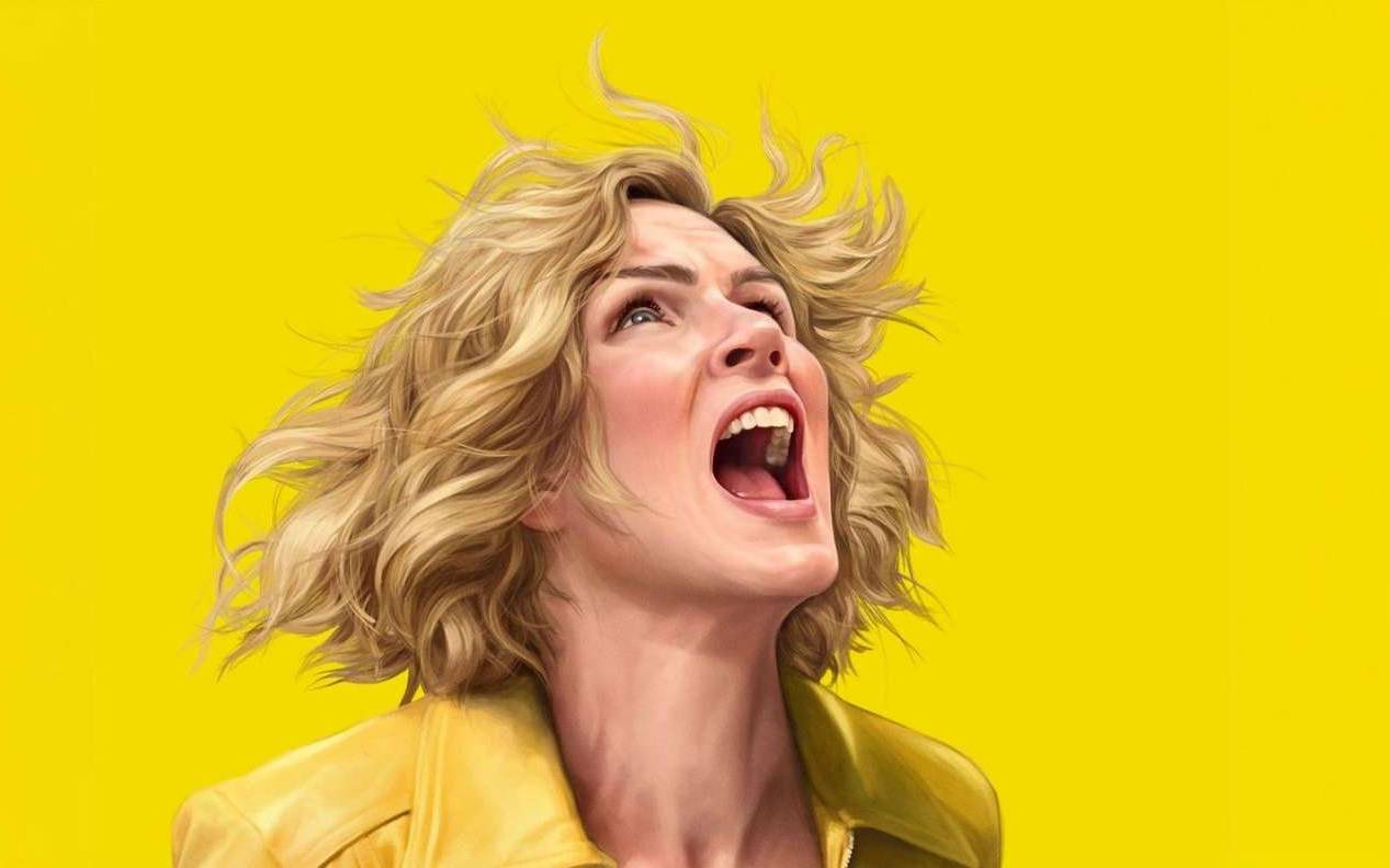 Carol schreit ihren Frust raus.