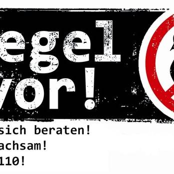 Offizielles Logo der Kampagne "Riegel vor!"