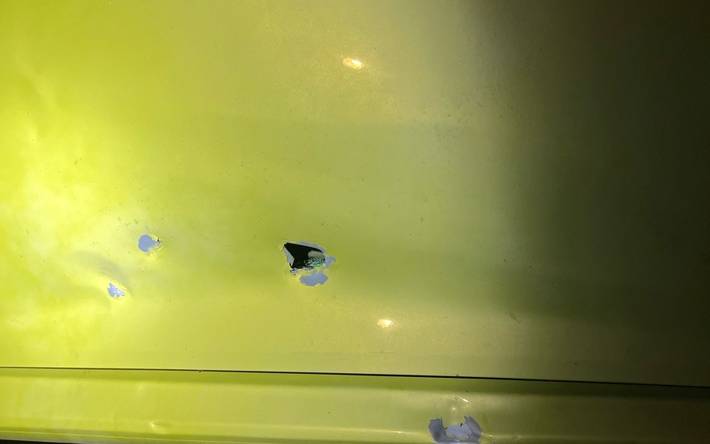 Beschädigung am Fahrzeug