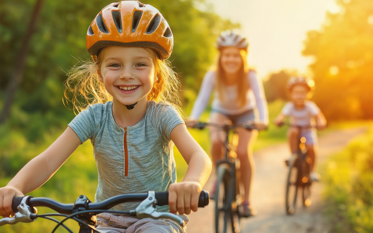 Weltfahrradtag: Fahrradfahren mit der Familie