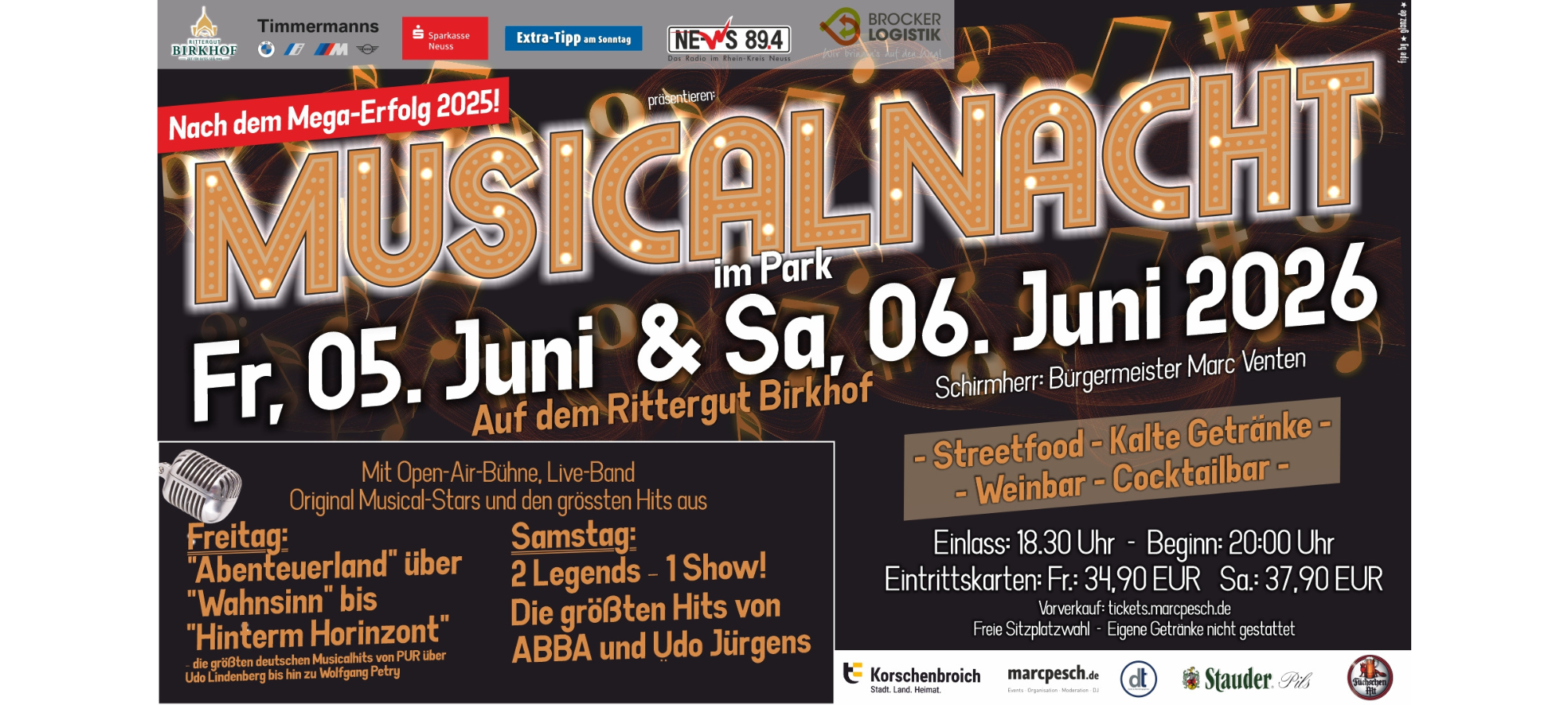 Open Air Events 2026