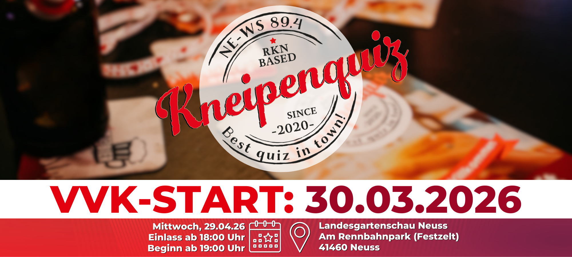 NE-WS 89.4 Kneipenquiz - Saison 2026 | Spieltag 01
