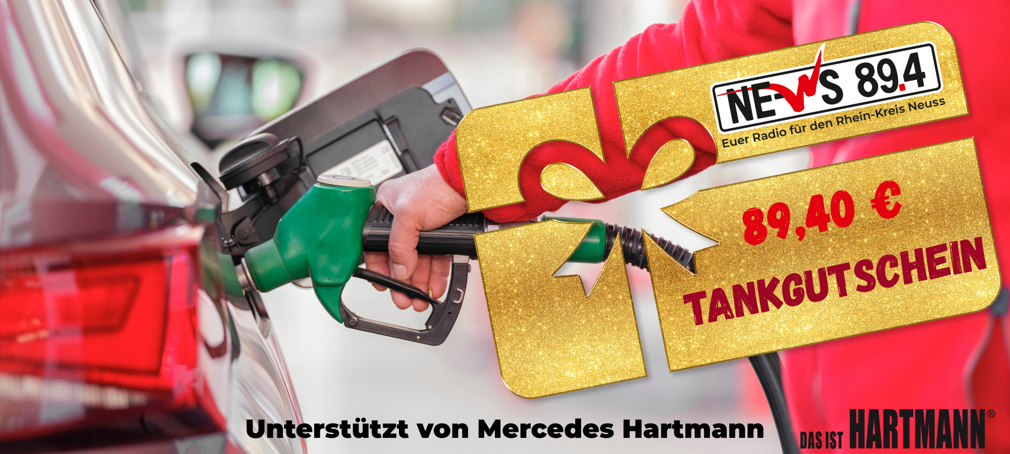 Gewinnt NE-WS 89.4 Tankgutscheine