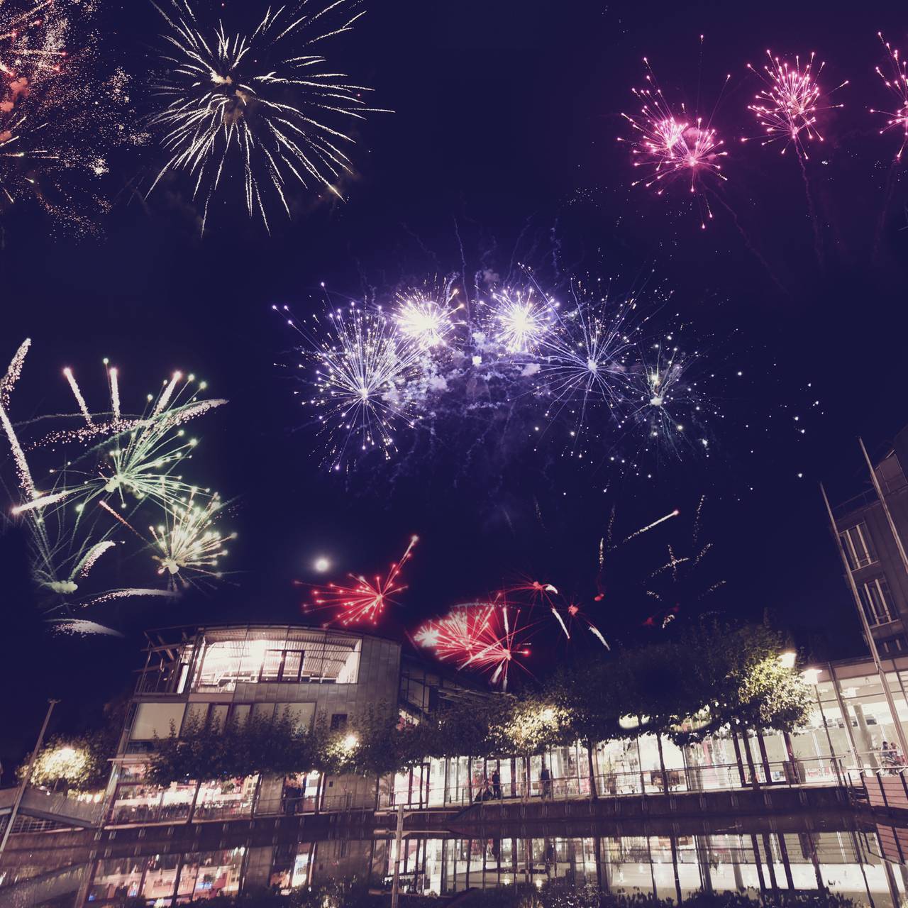 Feuerwerk bei Kaarst Total