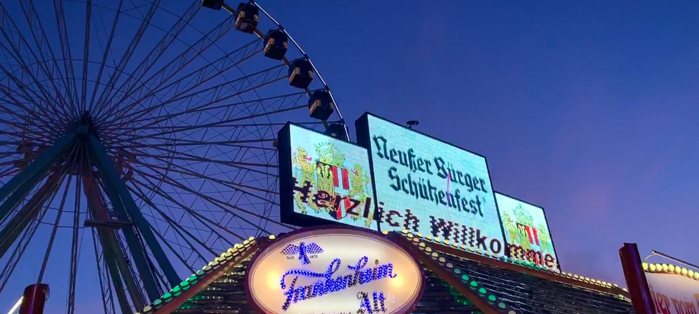 Kirmes Bierbude Riesenrad
