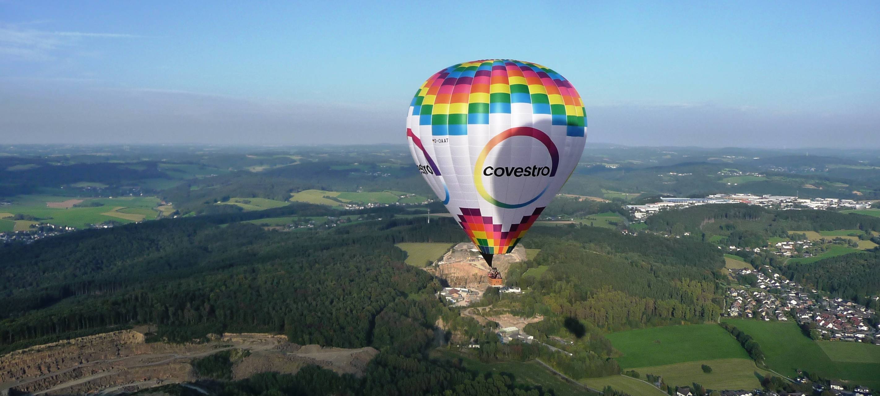 Covestro Heißluftballon