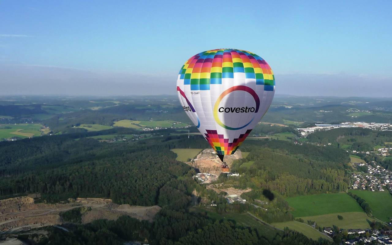 Covestro Heißluftballon