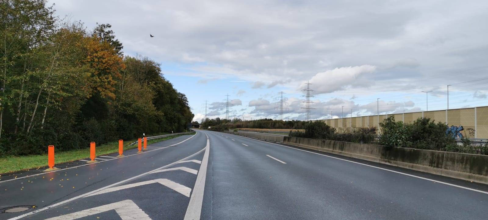 Vollsperrung der A57 ab Neuss-Süd