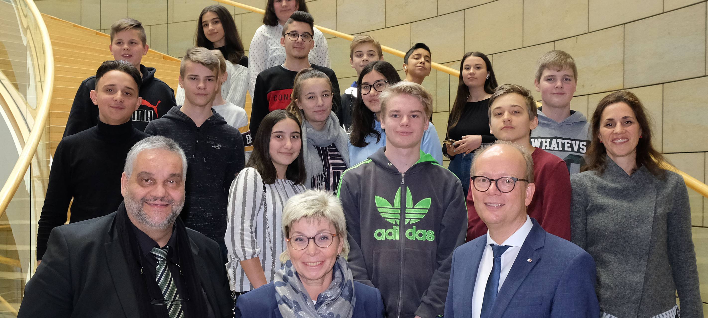 Dormagener Schüler im Landtag