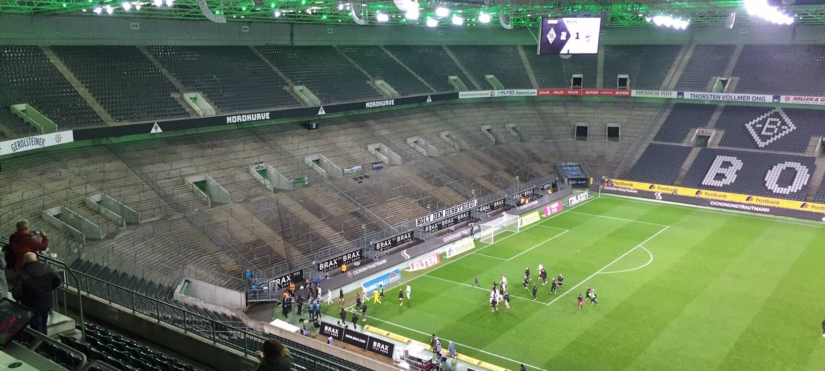 Borussia gewinnt Geister-Derby gegen Köln