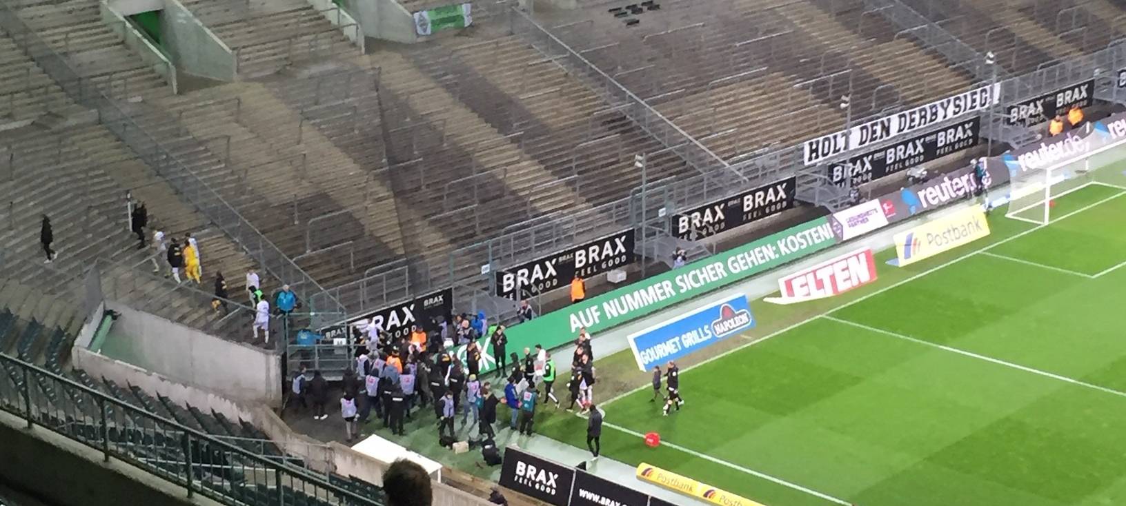 Borussia gewinnt Geister-Derby gegen Köln