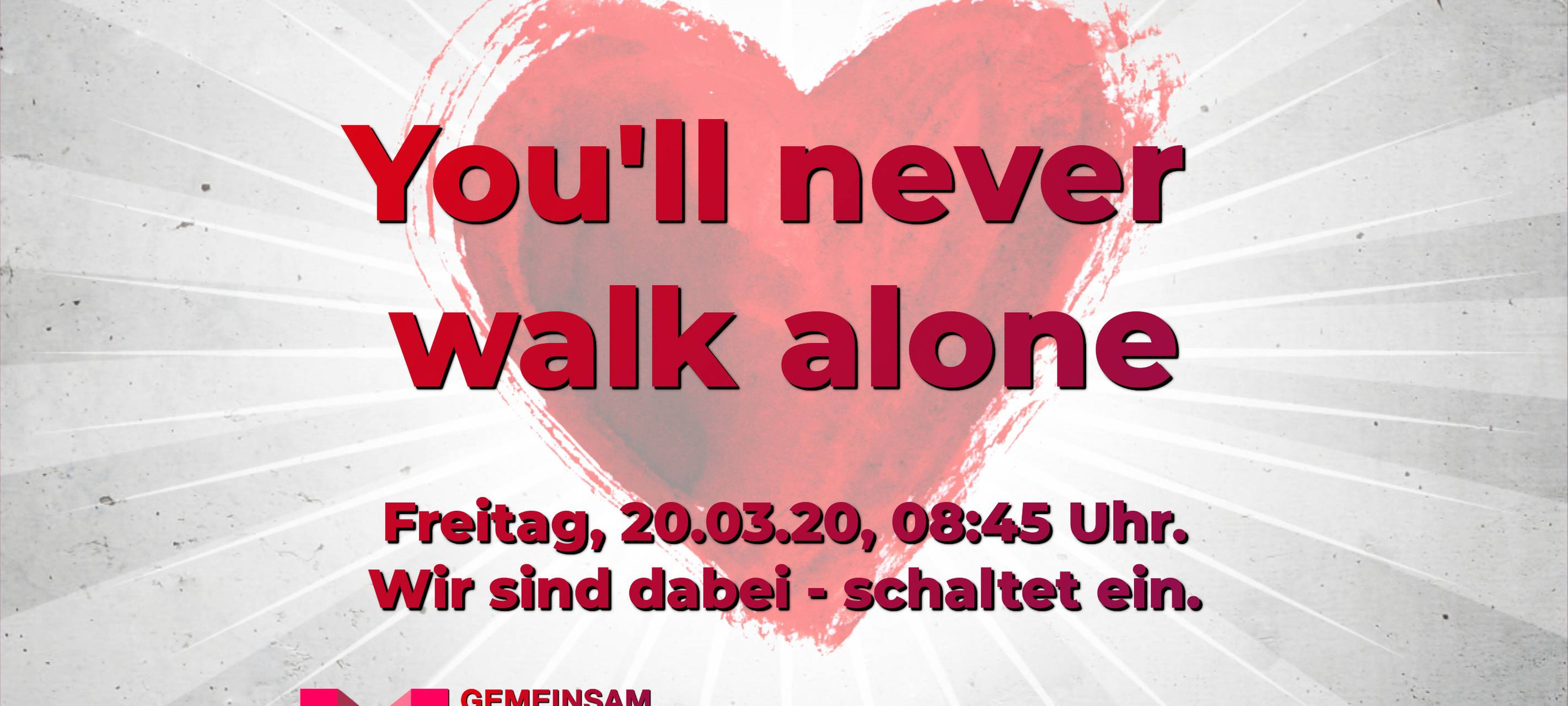 Europäische Radioaktion: You'll never walk alone