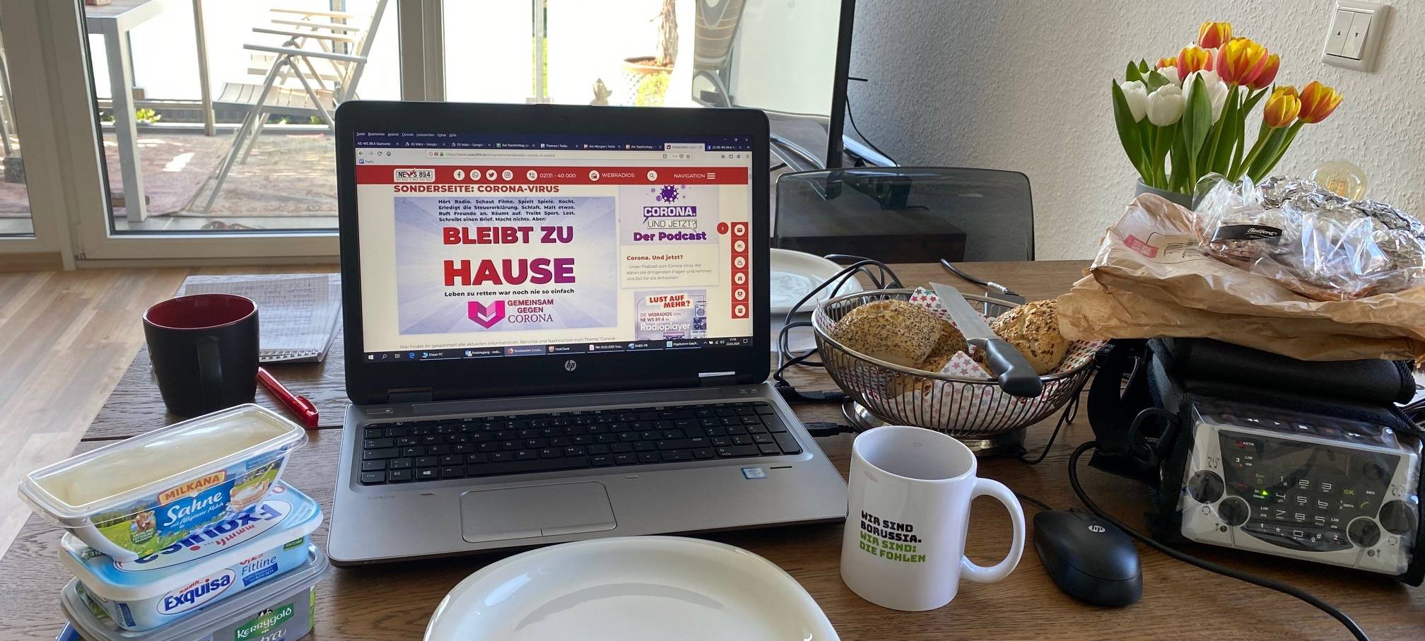 Morning-Mann Timo Gerke live aus dem Homeoffice