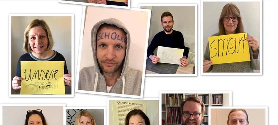 Schüler und Lehrer gemeinsam gegen Corona