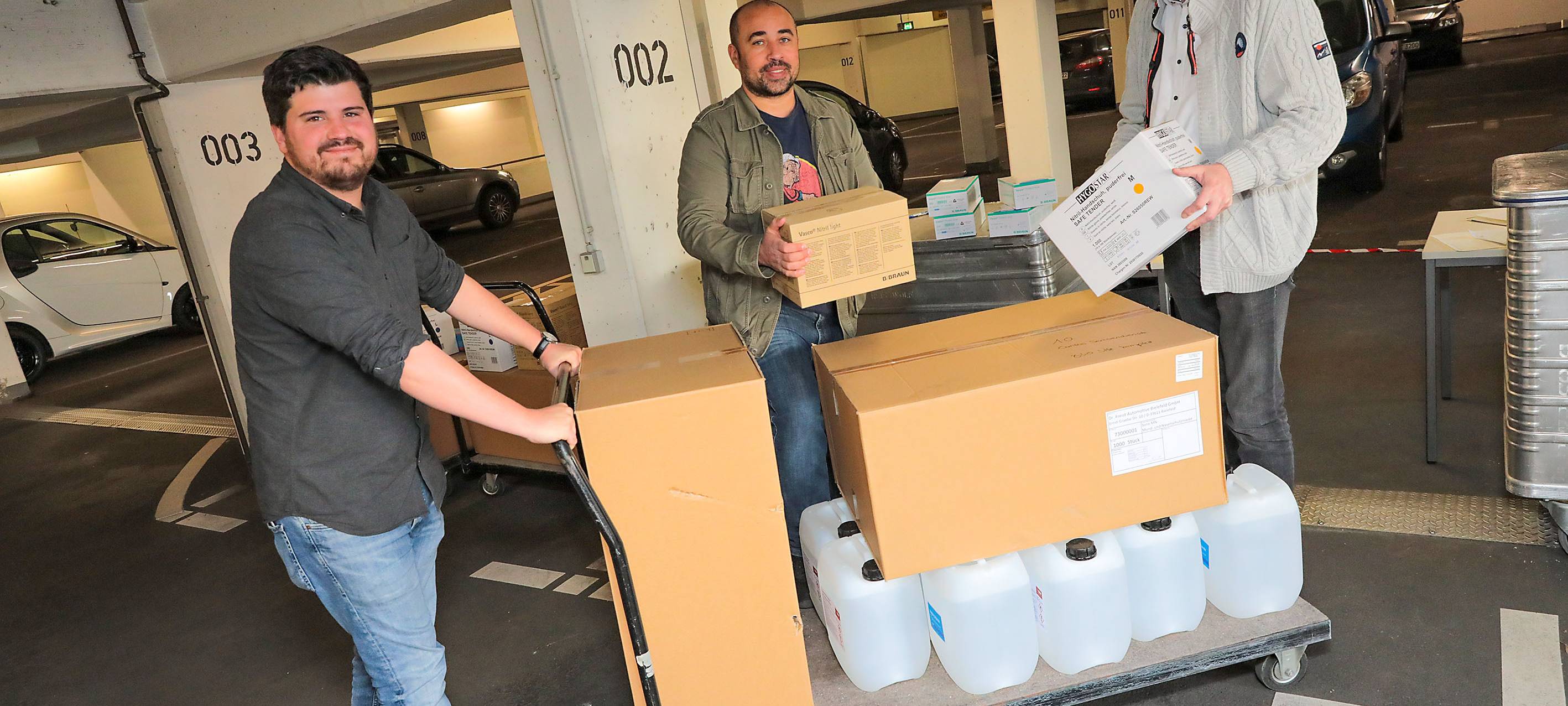 Schutzmaterial für Pflegeeinrichtungen