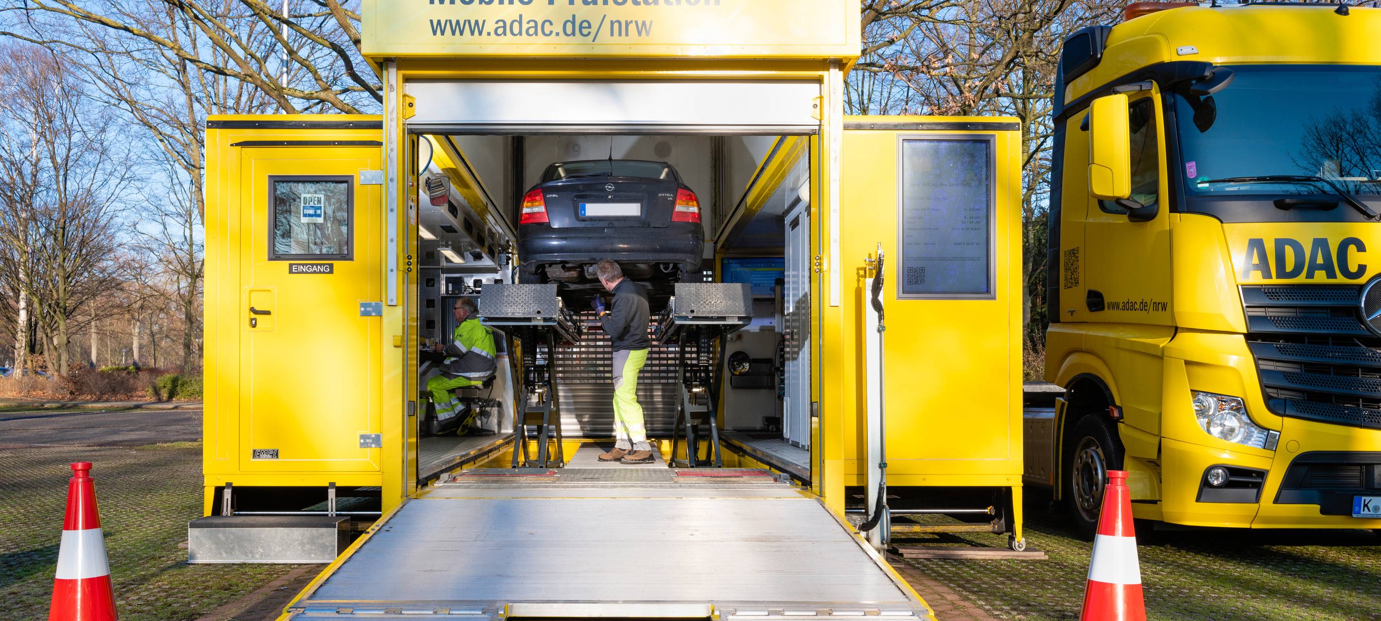 ADAC-Prüfstation steht in Korschenbroich