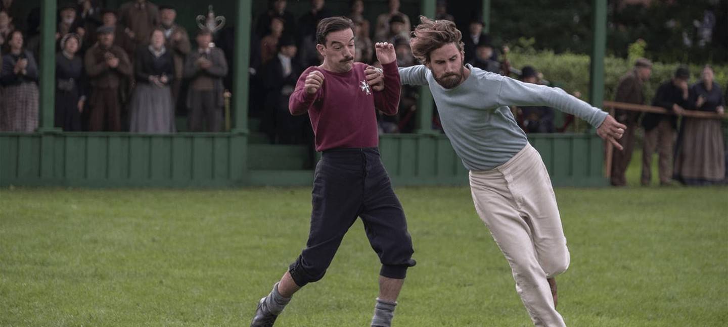 Ein spannender Zweikampf.