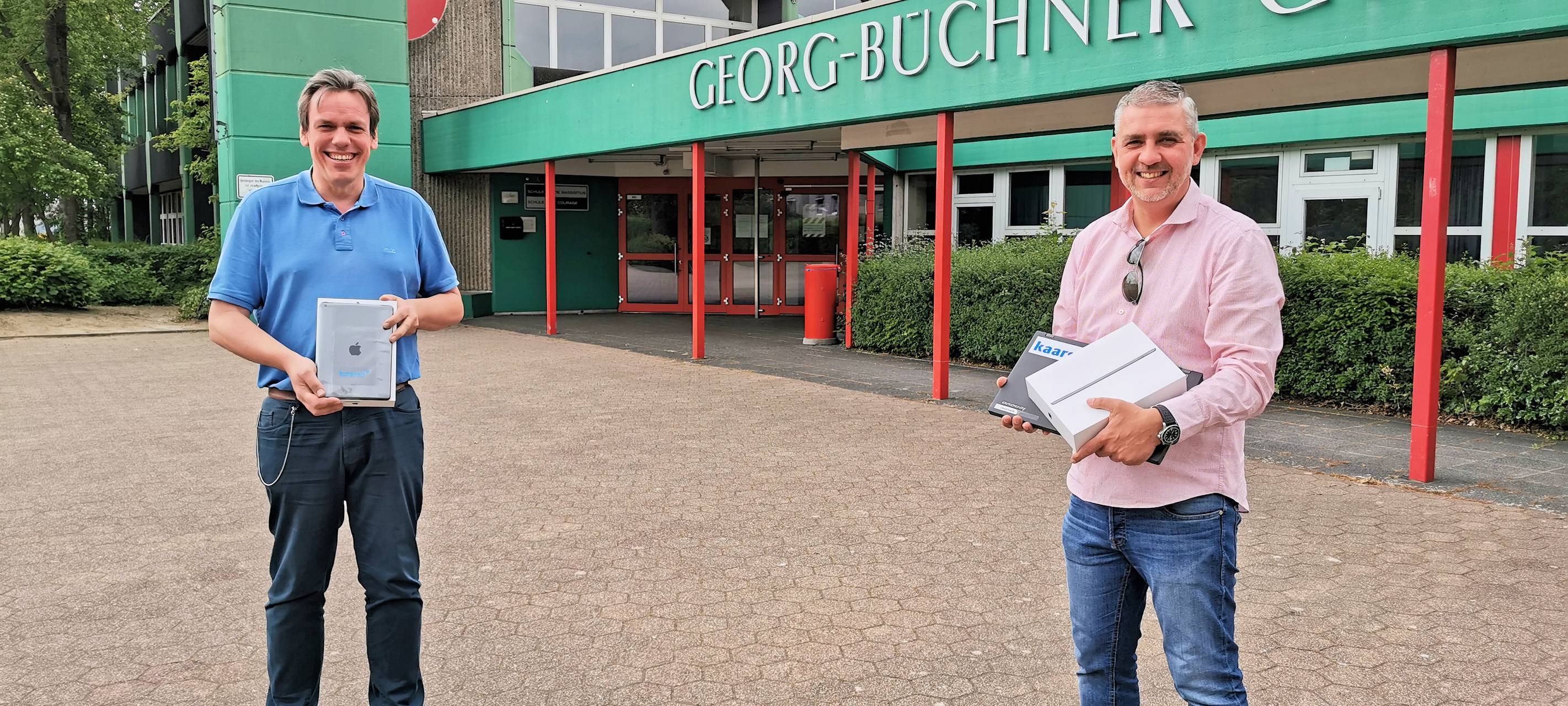 Tablets für Grevenbroicher und Kaarster Schulen