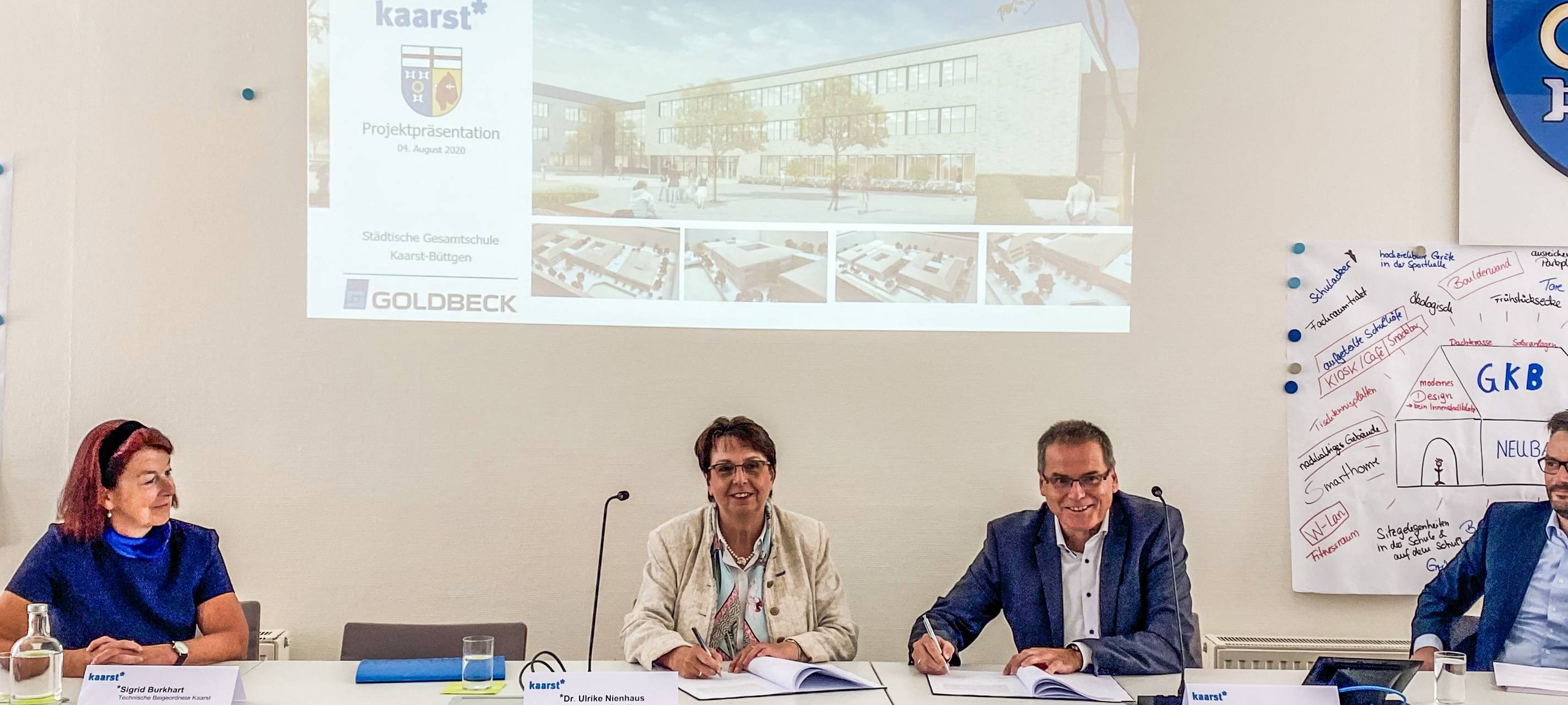 Vertrag für Neubau der Gesamtschule Büttgen unterzeichnet