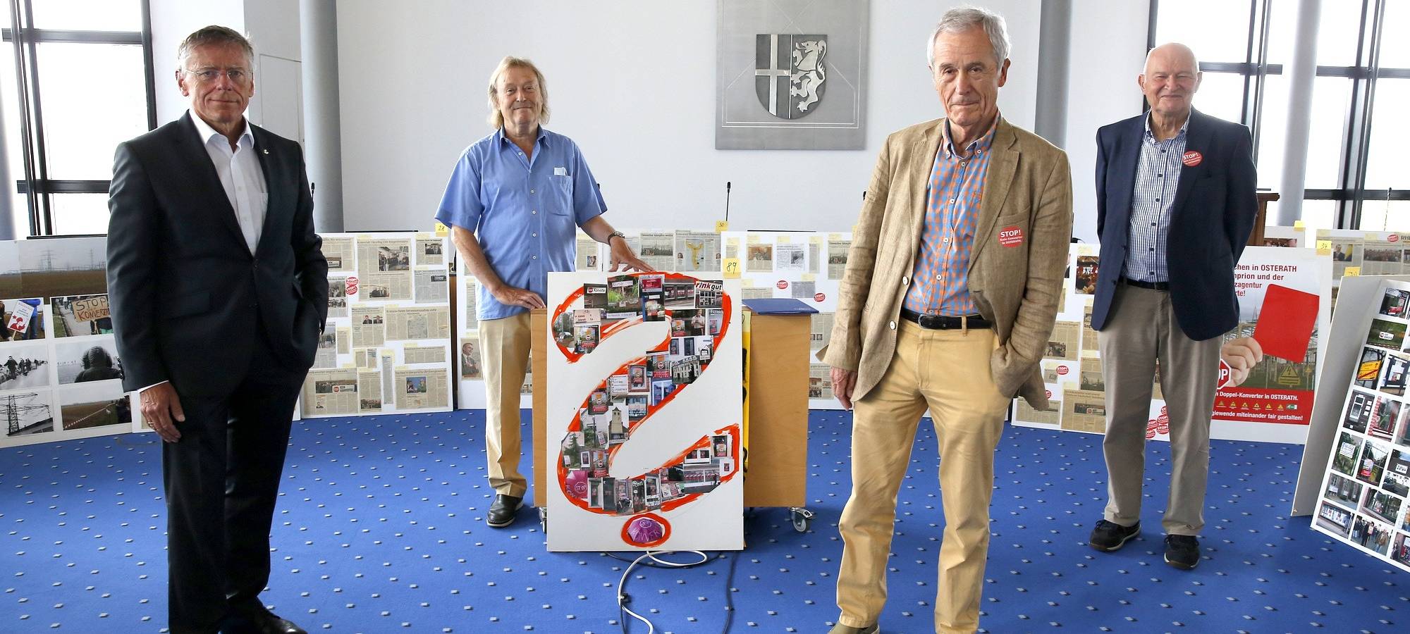 Landrat würdigt Osterather Protest gegen geplanten Konverter