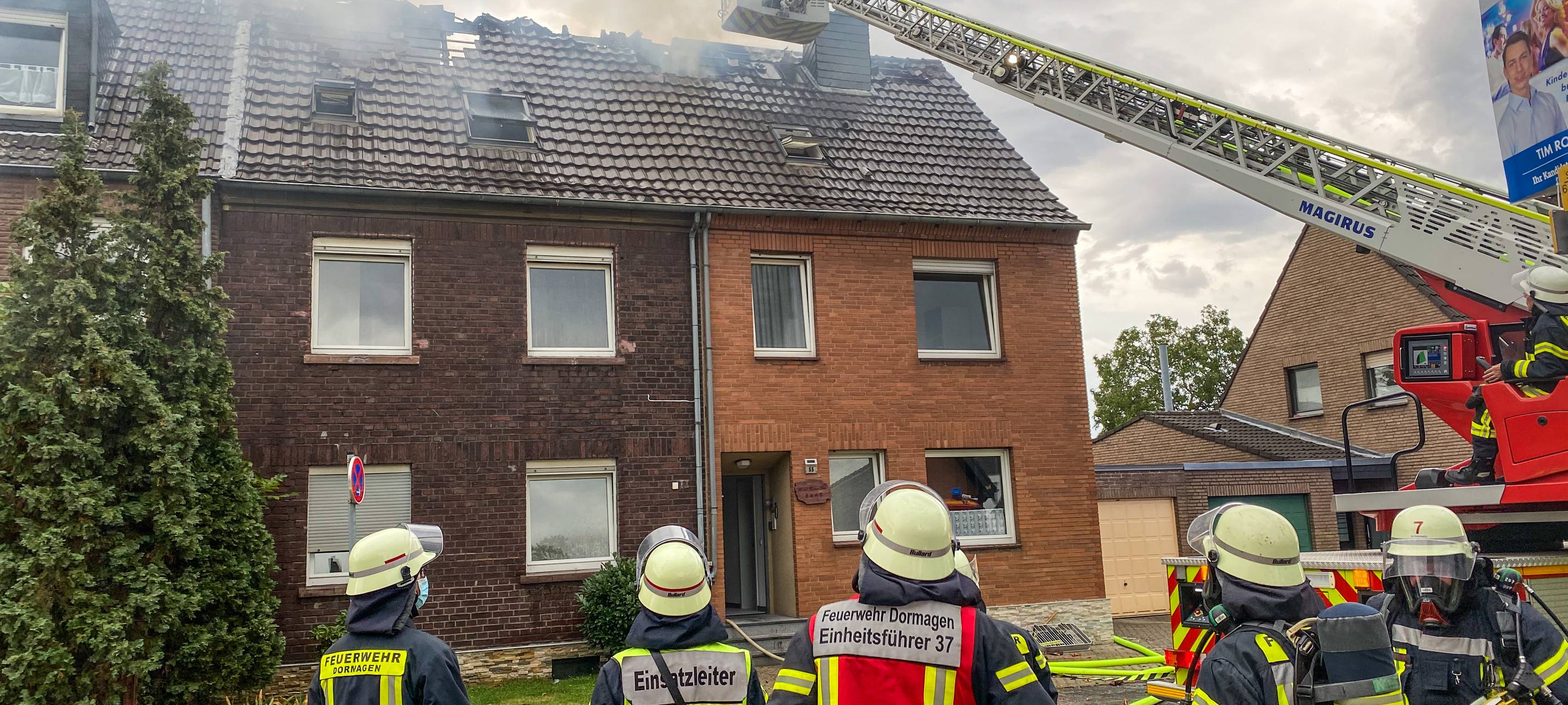 Granate bei Brand in Dormagen entdeckt