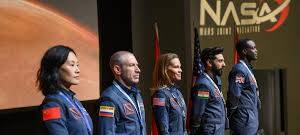 Die Crew der Mars-Mission.