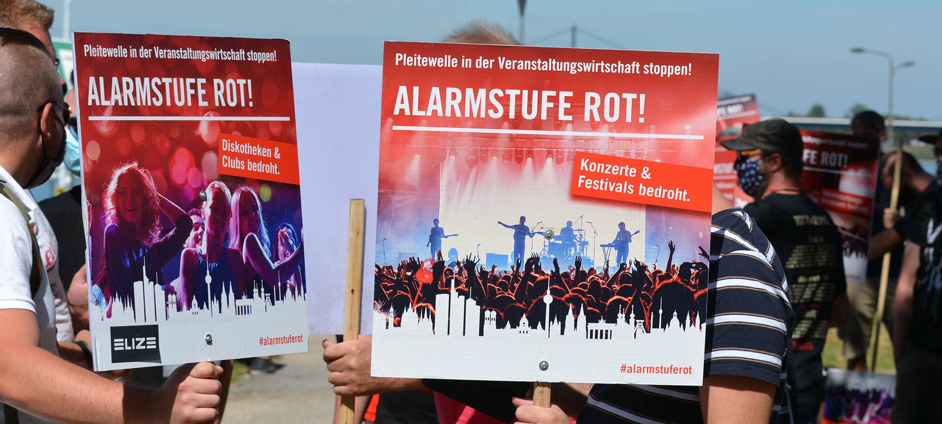 Veranstalter aus dem Rhein-Kreis Neuss demonstrieren erneut