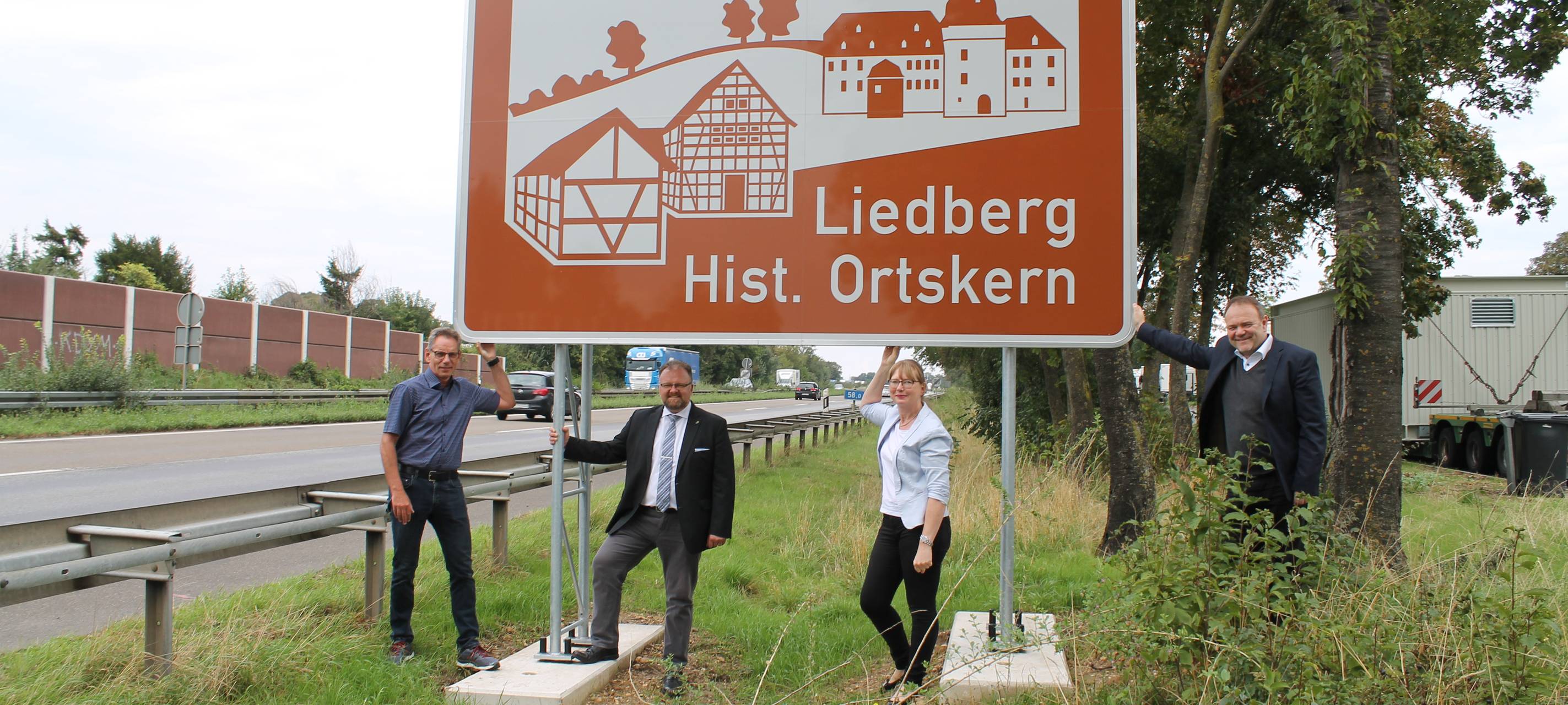 Liedberg bekommt historisches Hinweisschild