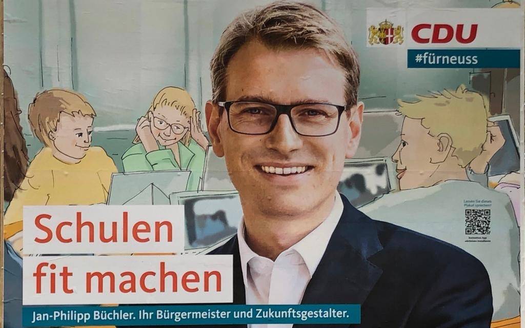 Das Wahlplakat von Jan-Philipp Büchler