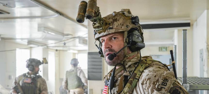 Jason Hayes im Einsatz.