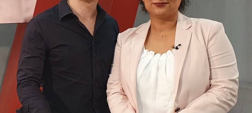 Die Neusser Berufsbetreuer Stephan Busch und Pia Konrad (Sprecherin des Bundesverbandes der Berufsbetreuer)