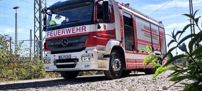 Neuss: Feuer in Grefrather Mülldeponie