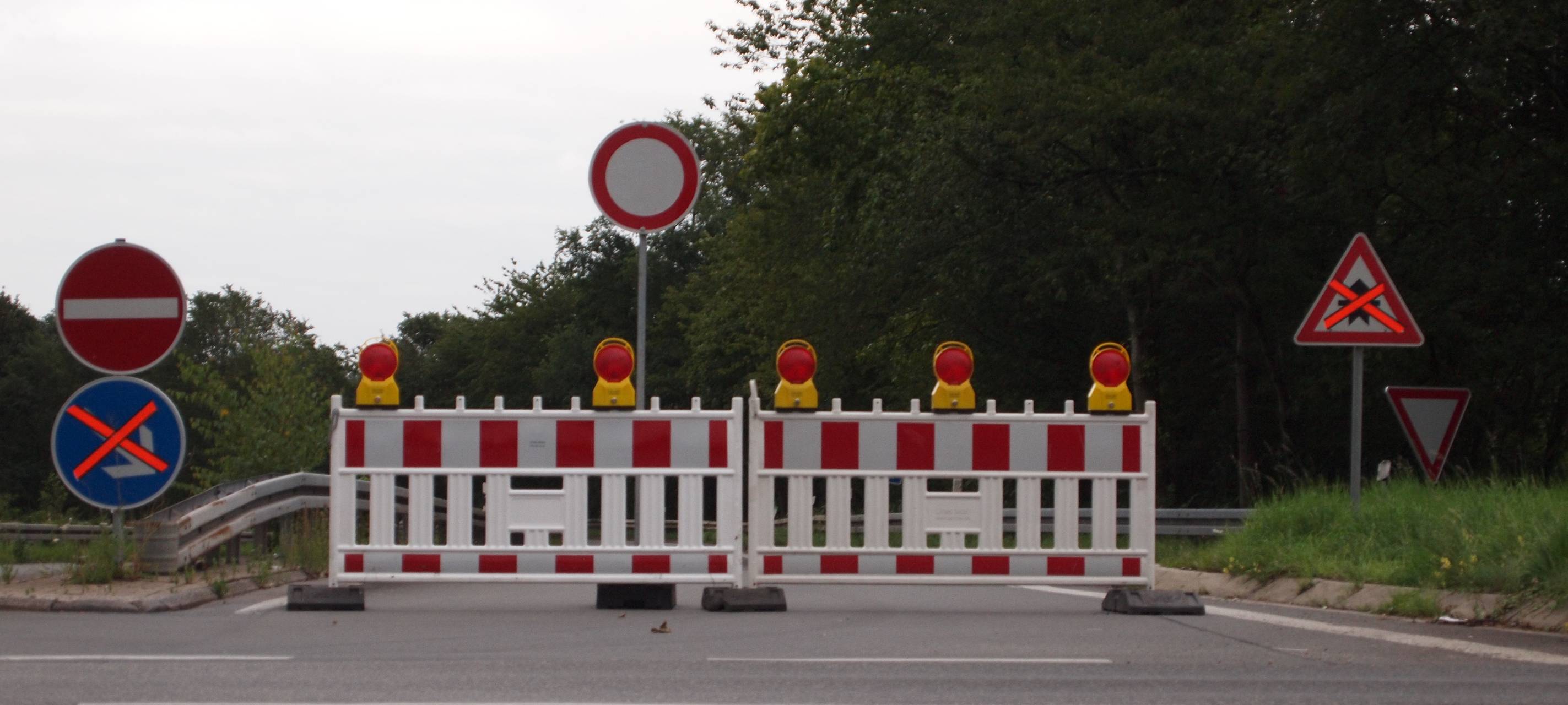 Einschränkungen auf der A52 am Wochenende