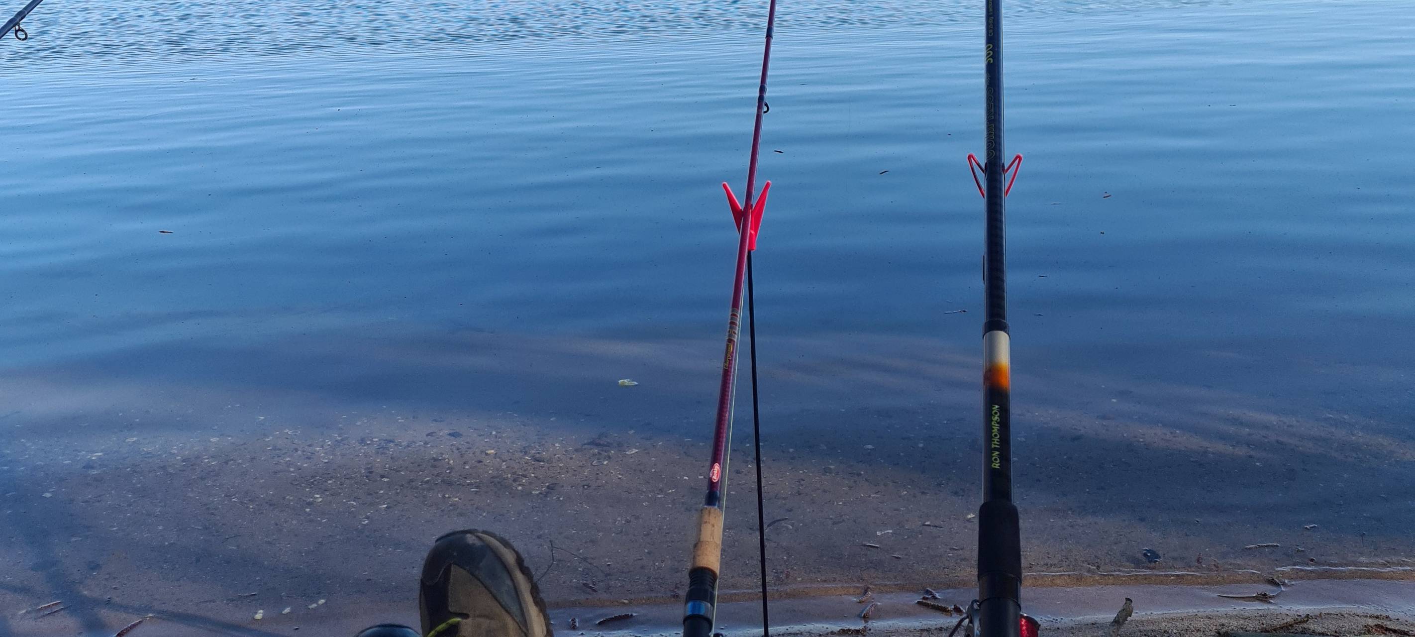 Christiane Fischer genießt die Ruhe beim Angeln