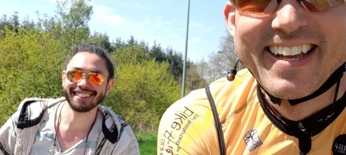 Unterwegs mit dem Fahrradkurier in Meerbusch