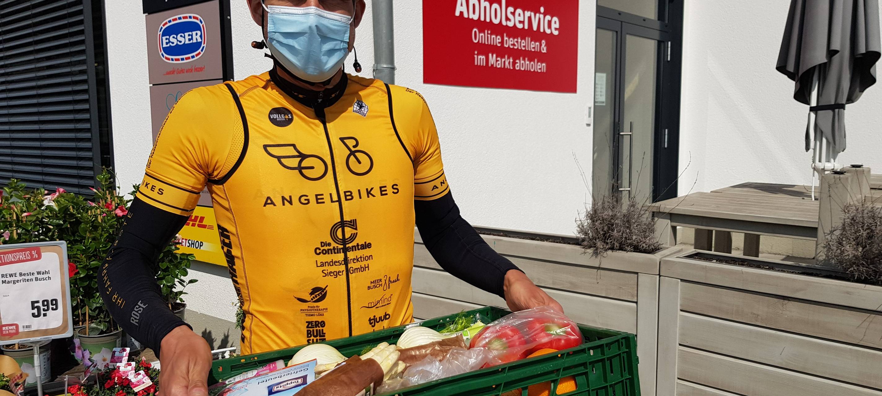 Unterwegs mit dem Fahrradkurier in Meerbusch