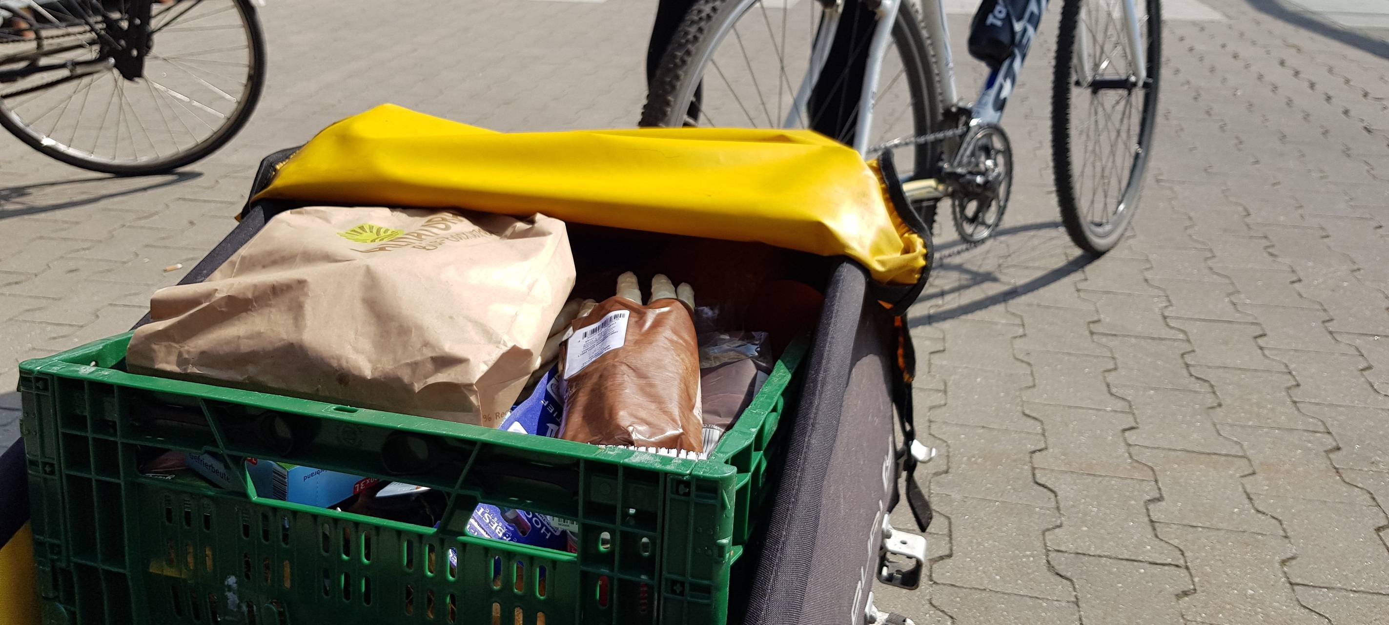 Unterwegs mit dem Fahrradkurier in Meerbusch