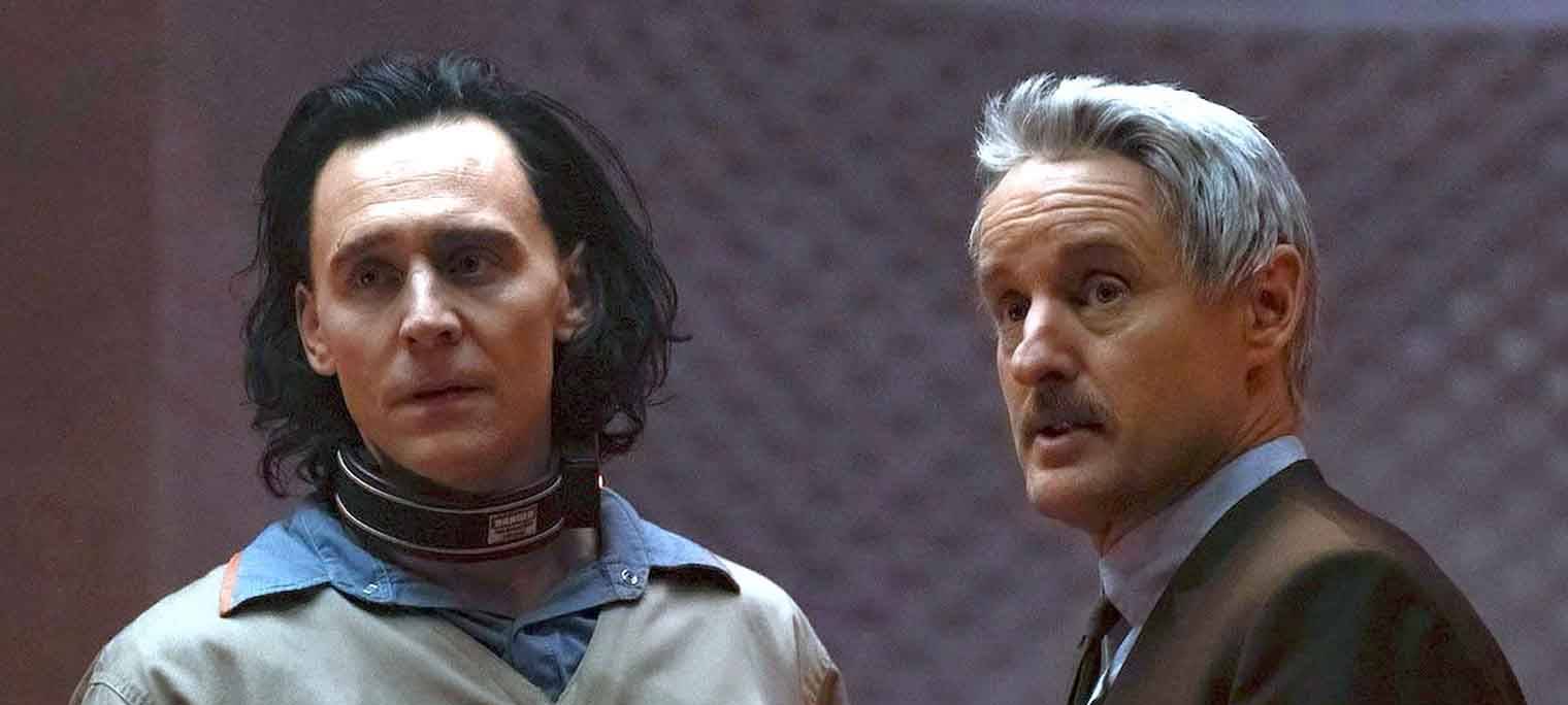 Loki und sein Aufpasser.