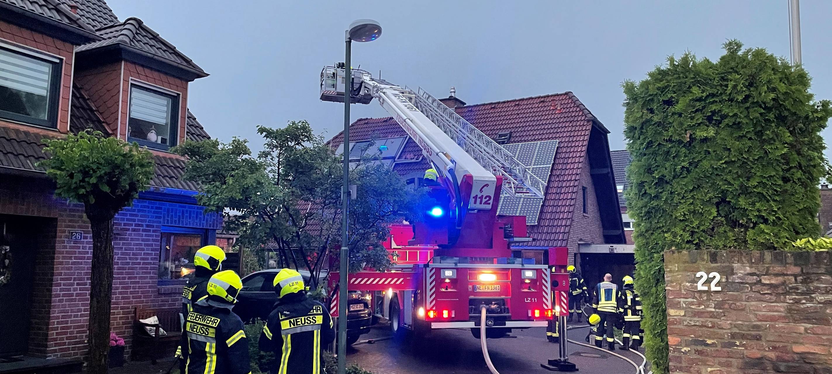 Unwetterbilanz der Feuerwehren im Rhein-Kreis Neuss