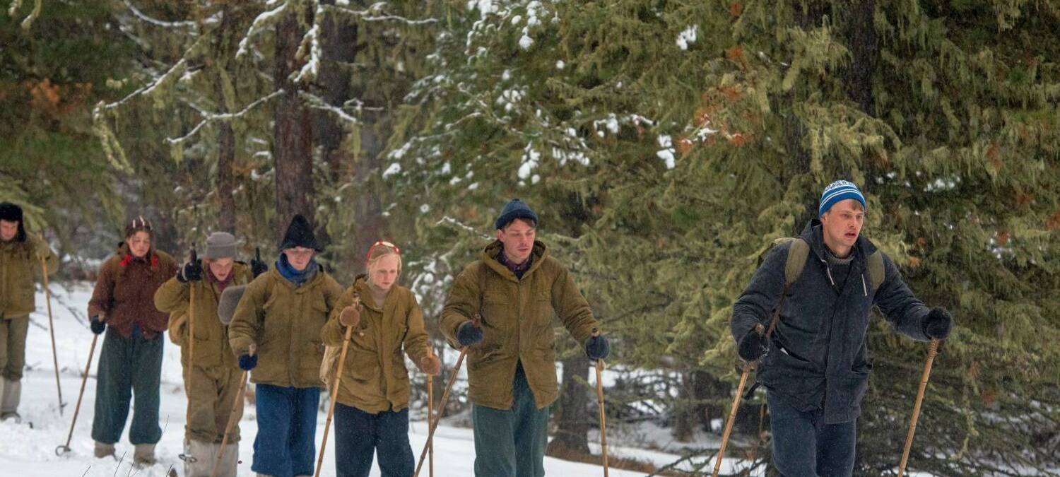 Die Studenten auf Tour.