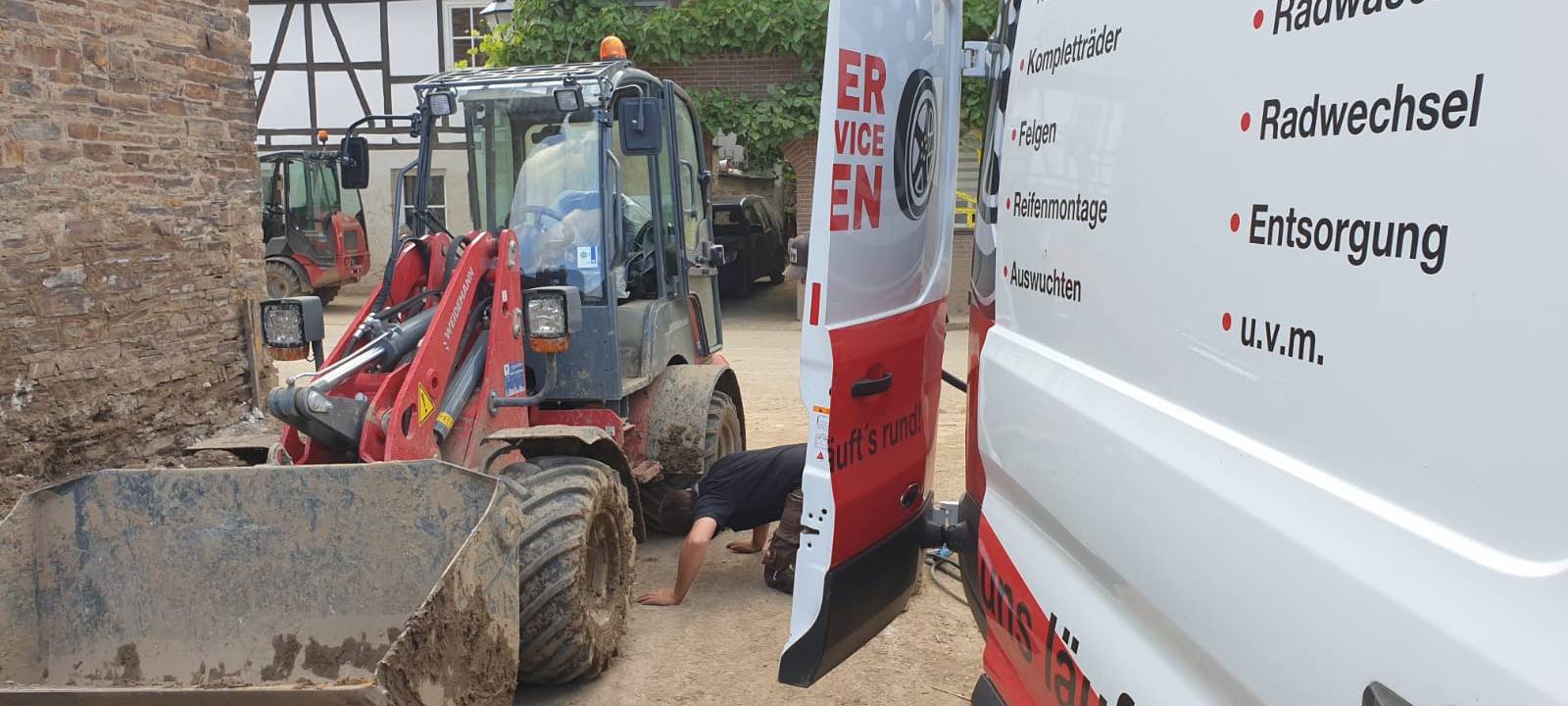 Hilfsaktion für Hochwasserbetroffene in Dormagen