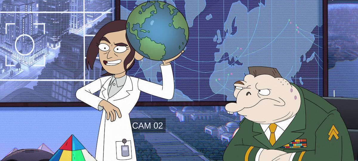 Reagan in der Schaltzentrale.