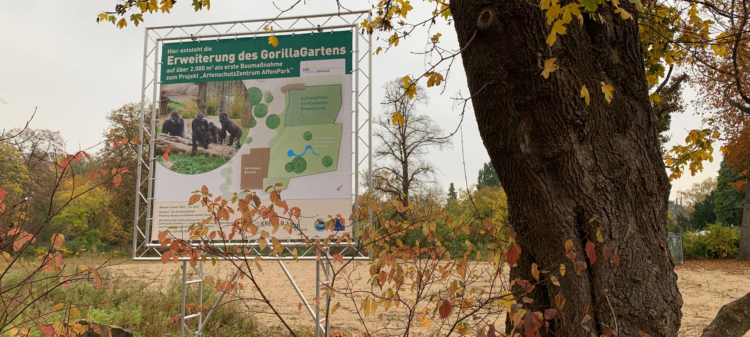 Krefelder Zoo plant neues Artenschutzzentrum "Affenpark"