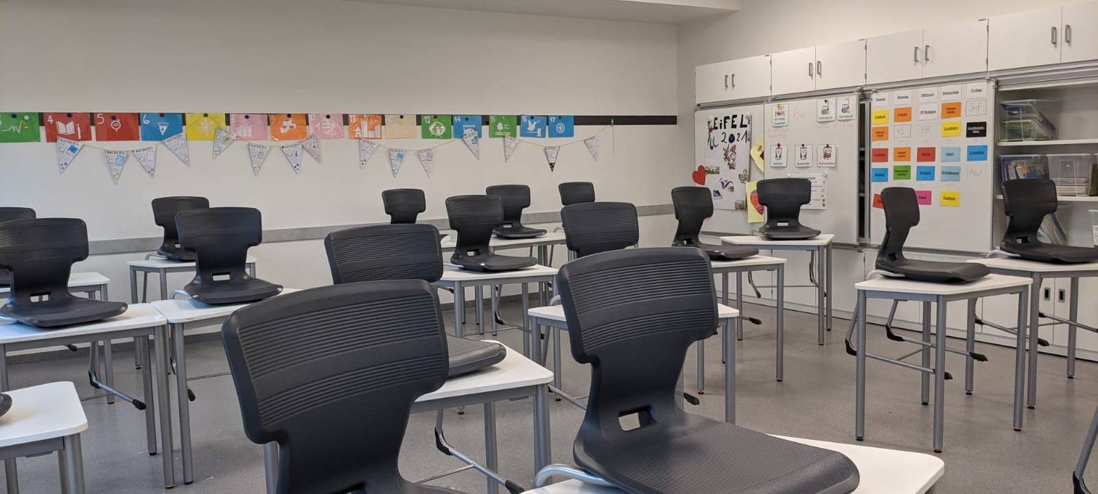 Klassenraum Sekundarschule in Dormagen