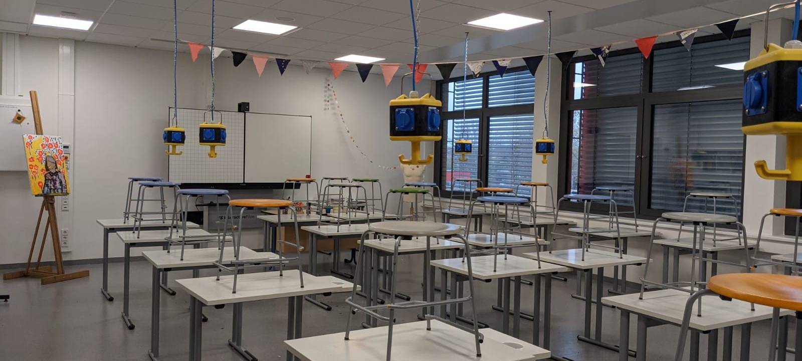 Klassenraum Kunstraum Sekundarschule in Dormagen
