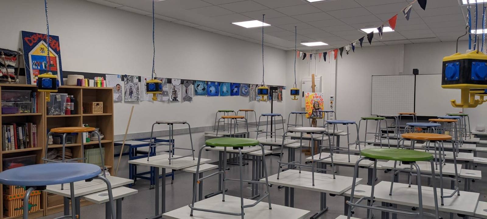 Kunstraum an der Sekundarschule in Dormagen