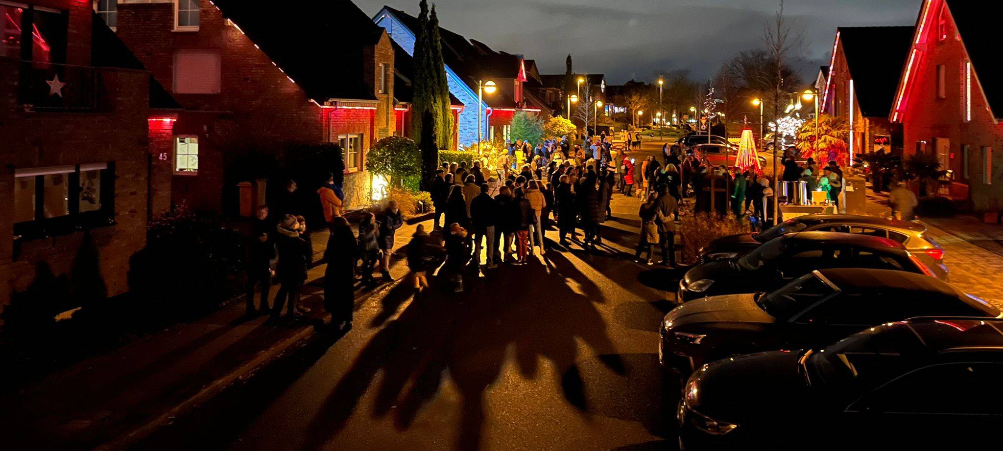 Weihnachtslichter in Meerbusch-Lank am 3. Advent